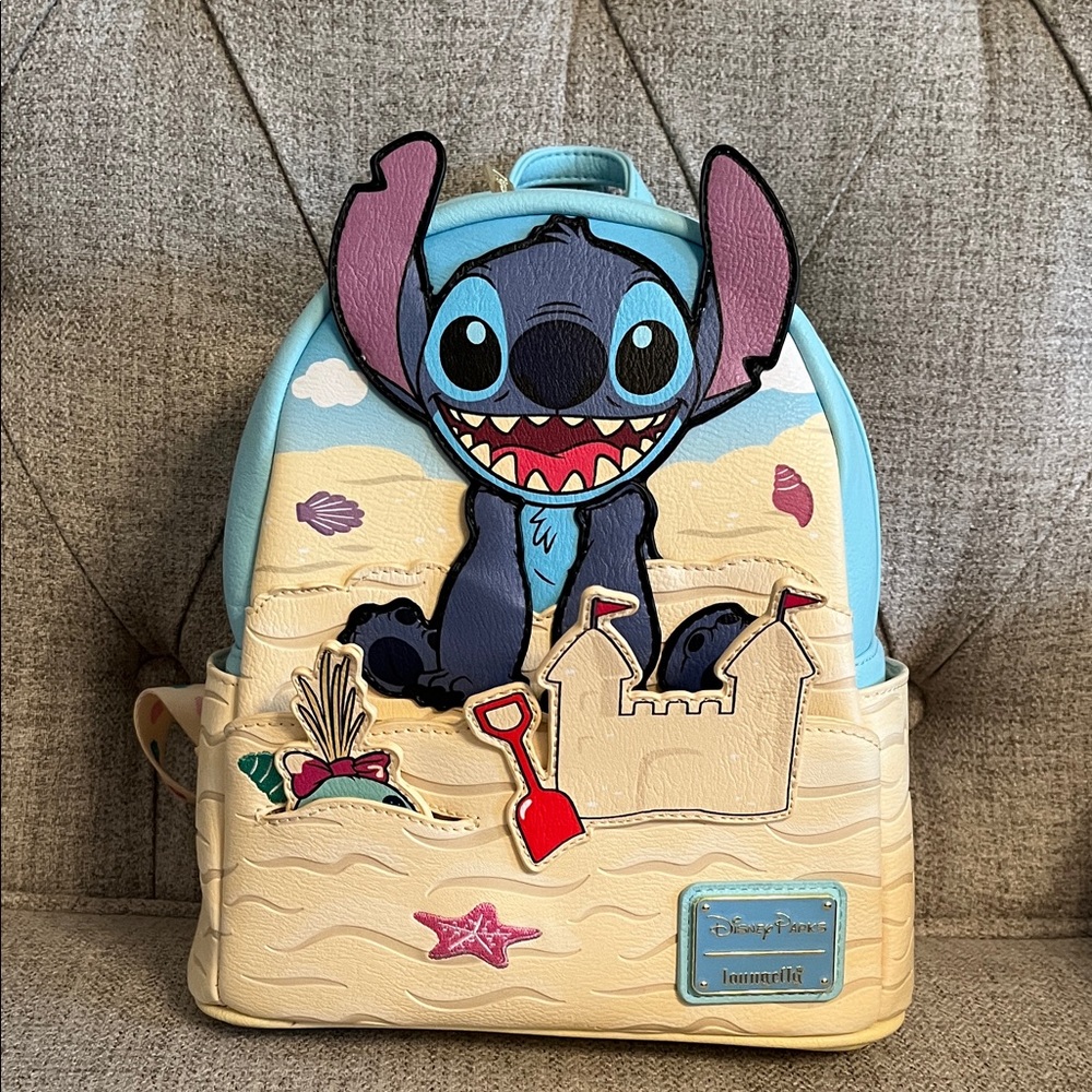 Loungefly Stitch Sandcastle Mini Backpack